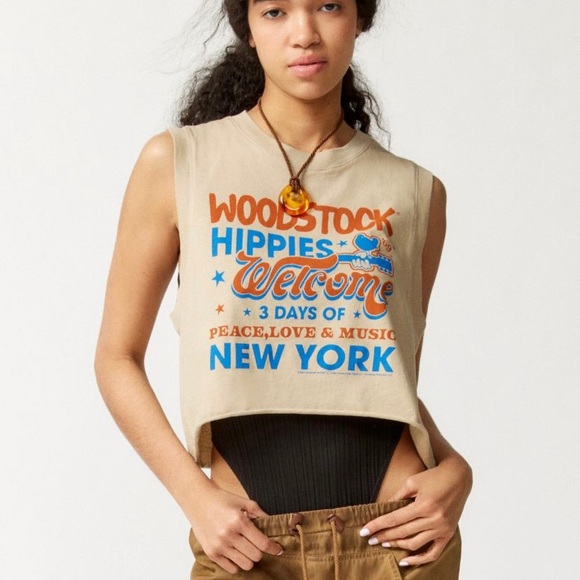 Urban Outfitters Tops - NWT Urban Outfitters Woodstock Muscle Tee